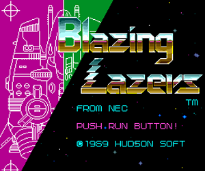 Blazing Lazers (USA) Screenshot